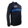 Navy Blue Long Sleeve Polo