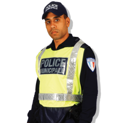 Chasuble jaune bi-colore