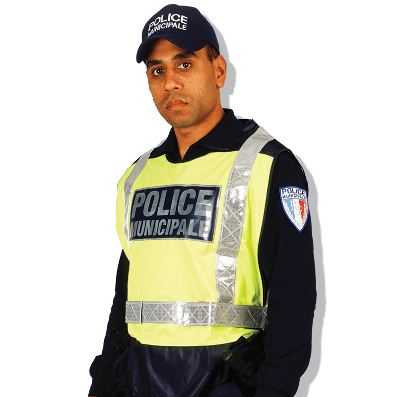 Chasuble jaune bi-colore