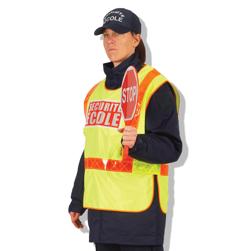 Chasuble jaune securite ecole