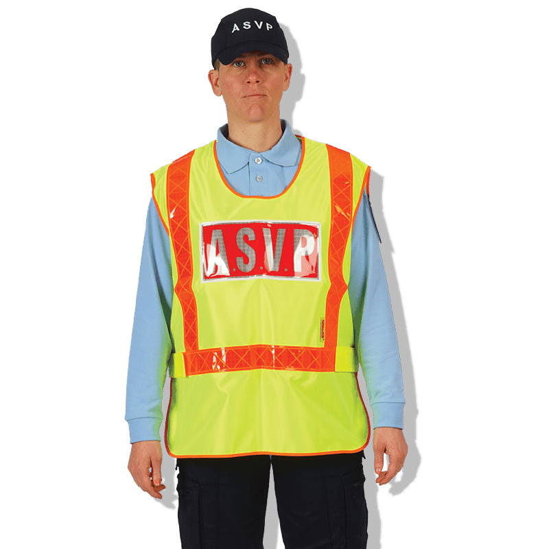 Chasuble jaune asvp classe ii