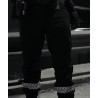 Pantalon Sécurité Privée noir avec bandes HV - GK SAFETEK®️