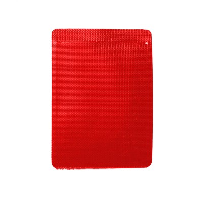 Support pour carte professionnelle avec velcro Rouge - Lot de 10