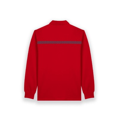 Fire Safety Long-Sleeve Polo – GK SAFETEK®