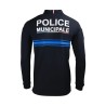 Navy Blue Long Sleeve Polo