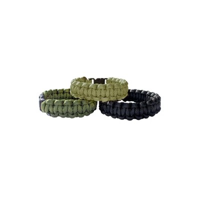9″ Paracord Bracelet - Black