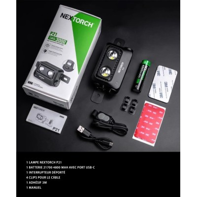 Lampe P21 pour Bouclier 3000 Lumens - NEXTORCH