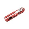 Couteau Bivouac avec couverts - Rouge