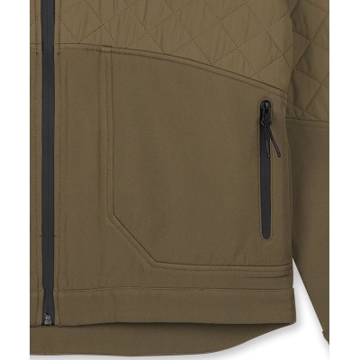 Veste Softshell Storm bi-matière Kaki