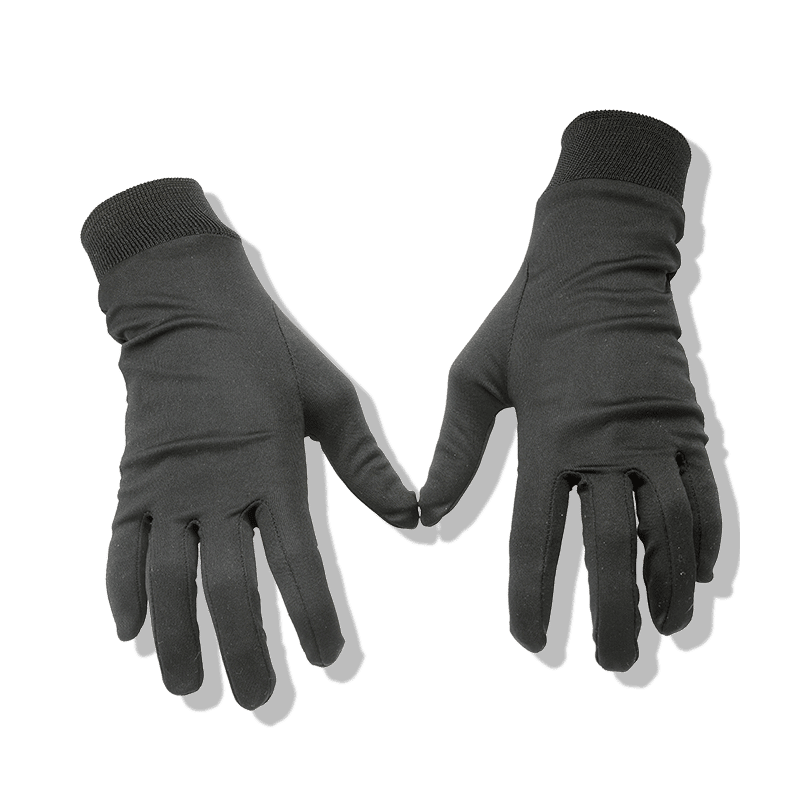 Sous gants noirs
