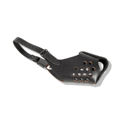 Museliere de frappe en cuir