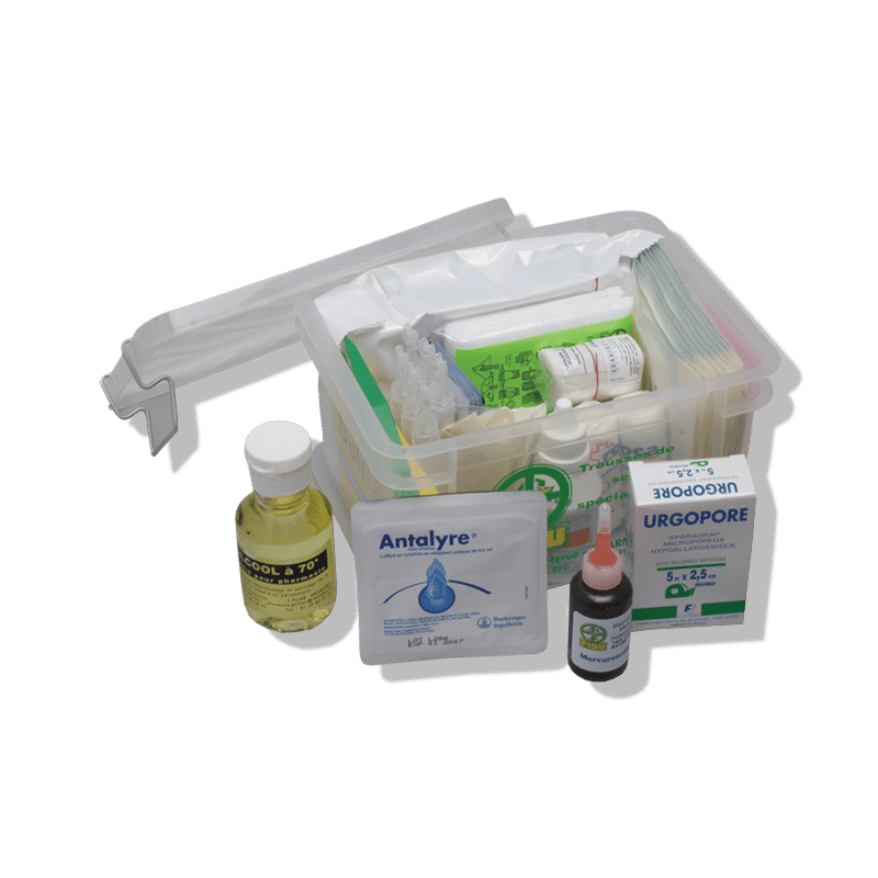 Trousse de secours garnie