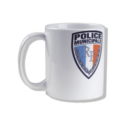 Mug blanc police municipale