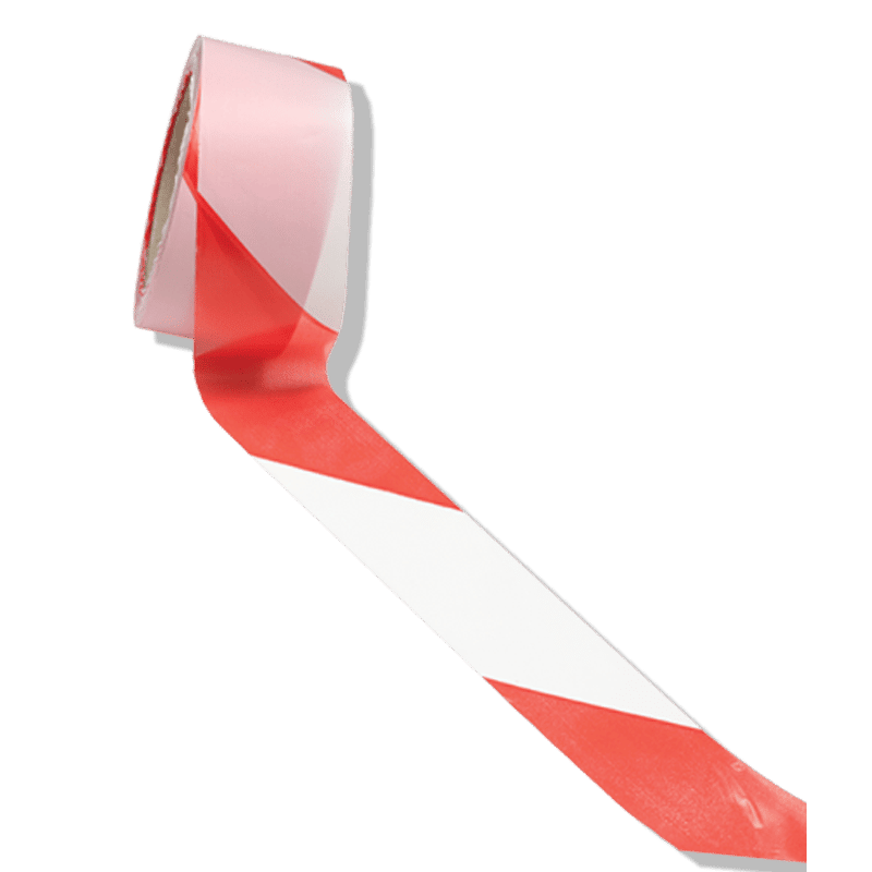 Ruban chevrons rouge et blanc