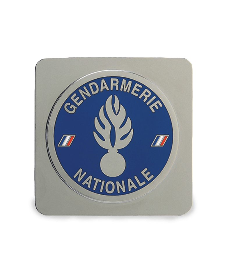 Médaille Gendarmerie à support carré