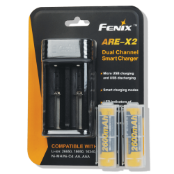 Chargeur 2 positions+2 accus 18650