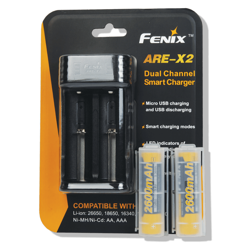 Chargeur 2 positions+2 accus 18650