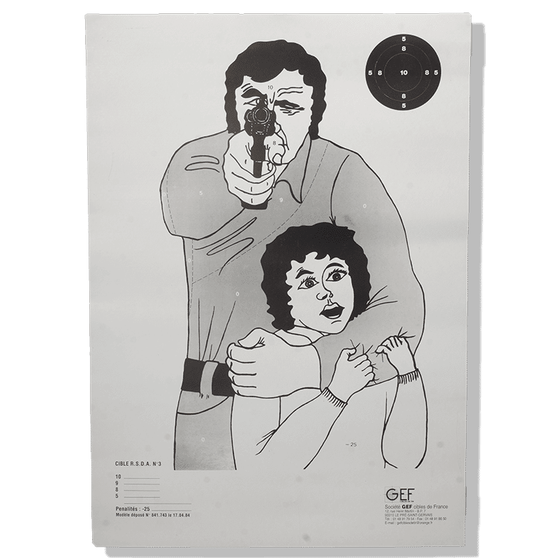 Cible malfaiteur avec otage