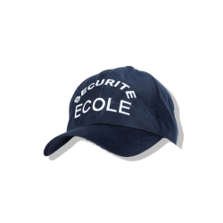 Casquette coton ""securite ecole""