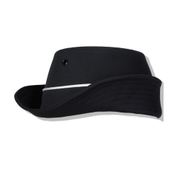 Chapeau rigide marine a rebord plaque gardien