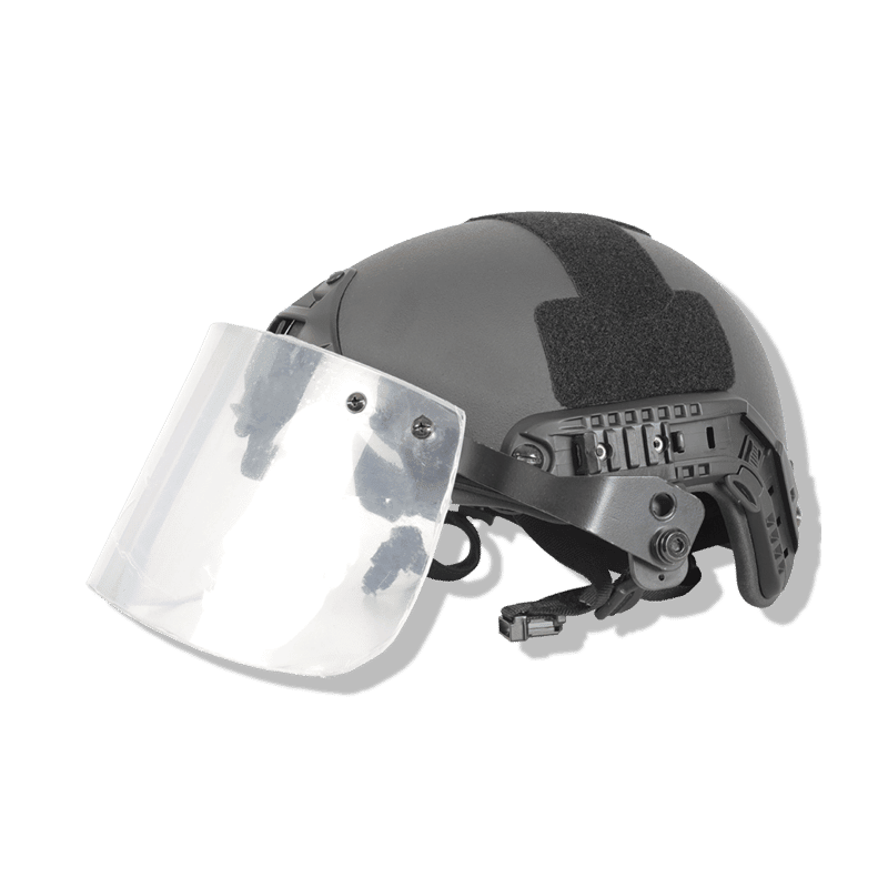 Casque balistique avec visiere