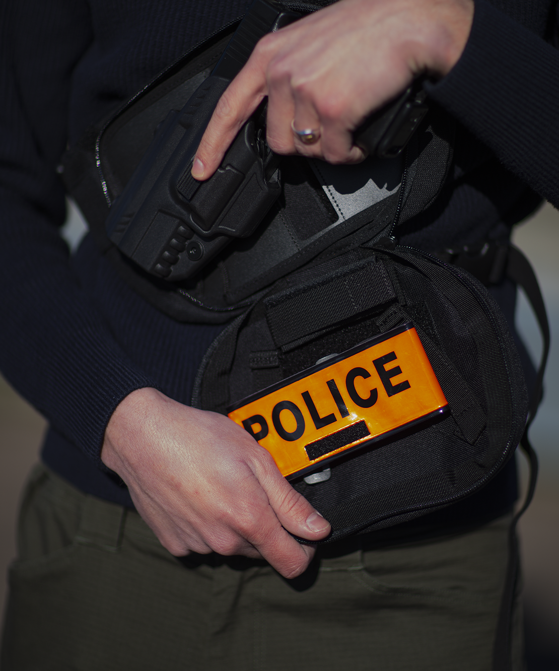 880+9654 SACOCHE ET HOLSTER GK PRO POLICE